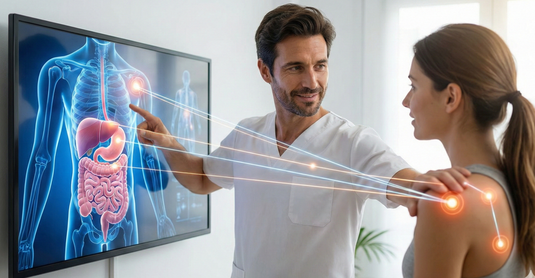 El mapa de conexiones: Dime dónde te duele y te diré qué revisar